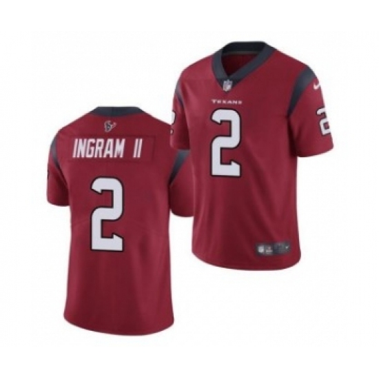 Men's Houston Texans #2 Mark Ingram II Red Vapor Untouchable Limited Stitched Jersey - Ujersey