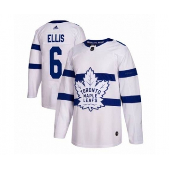 Men's Toronto Maple Leafs #6 Ron Ellis White Adidas Stitched NHL Jersey - Ujersey