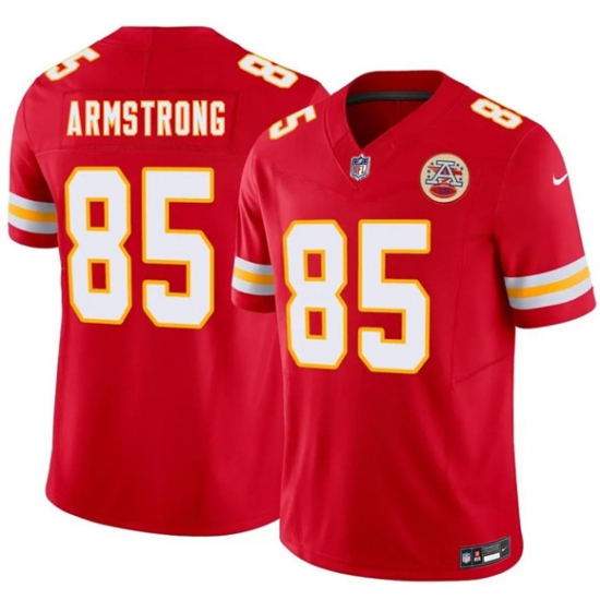 Men’s Kansas City Chiefs #85 Andrew Armstrong Red 2026 F.U.S.E. Vapor Untouchable Limited Football Stitched Jersey - Ujersey