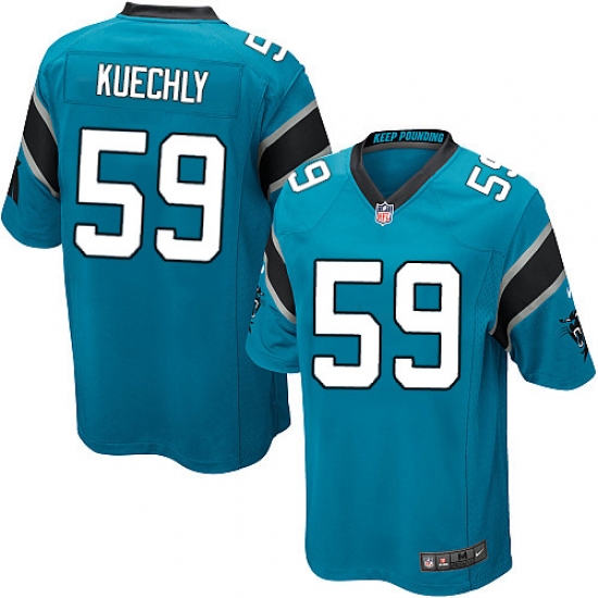 Men's Nike Carolina Panthers #59 Luke Kuechly Game Blue Alternate NFL Jersey - Ujersey