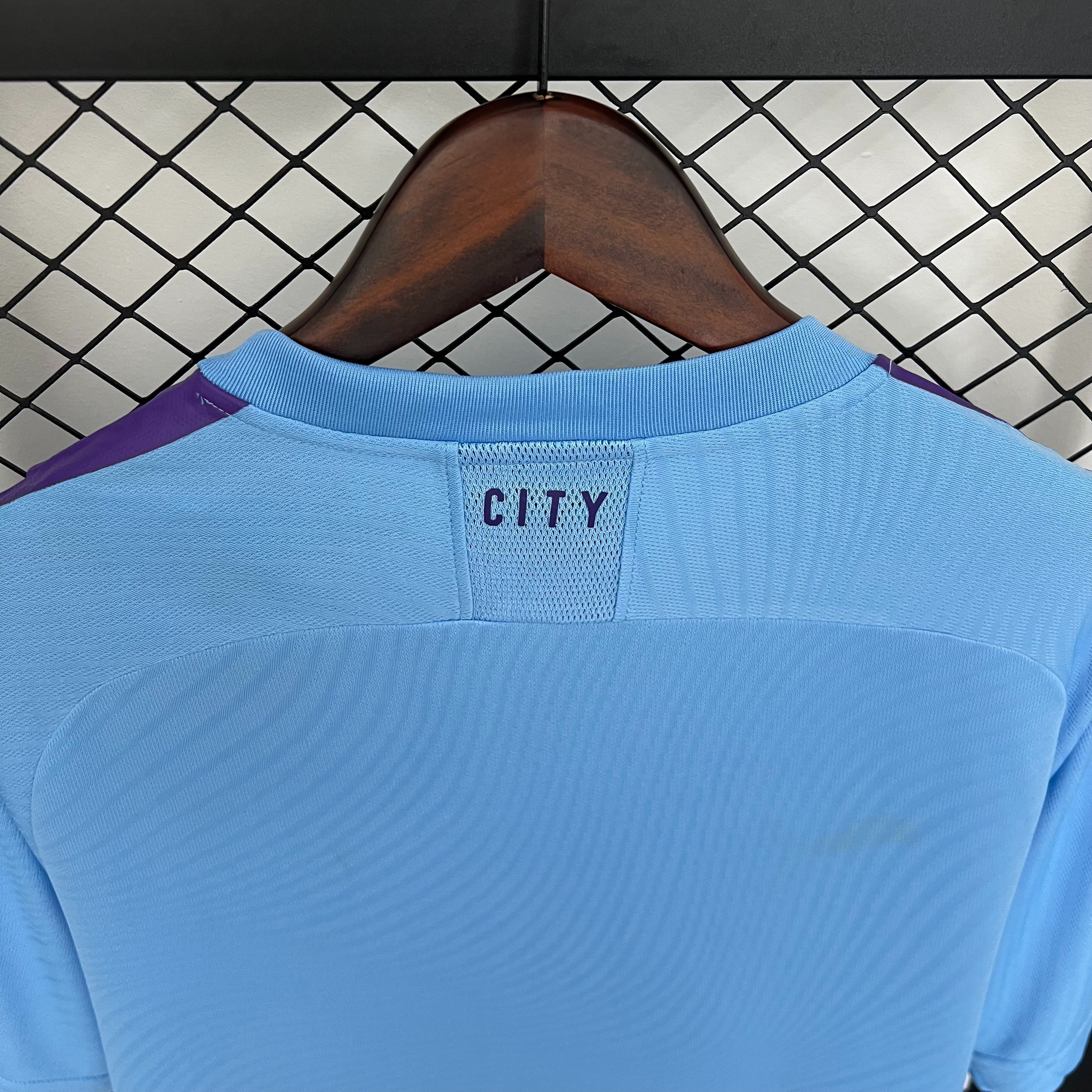 Manchester City Retro Football Jersey Home Shirt 2019/20