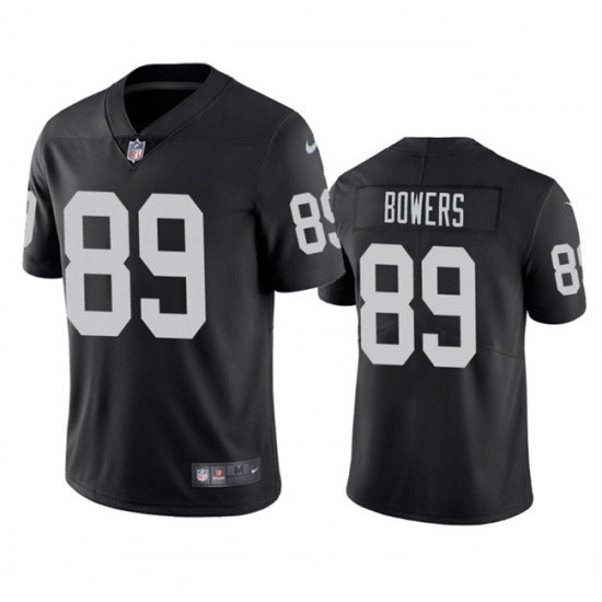 Youth Las Vegas Raiders #89 Brock Bowers Black 2024 Draft Vapor Football Stitched Jersey