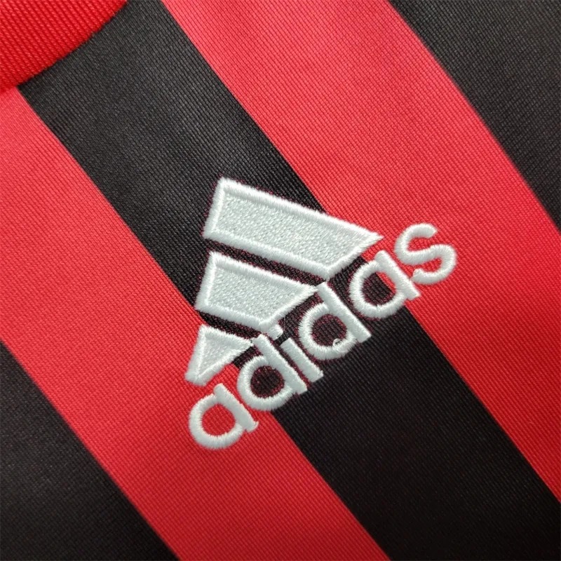 AC Milan Retro Soccer Jersey Home Long Sleeve Custom Shirt 2007/08 - Ujersey NHL