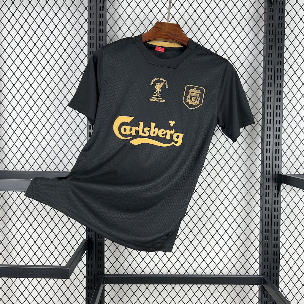 Liverpool Football Jersey 20th Anniversary Istanbul Black Custom Shirt 2025/26 - ujerseystore