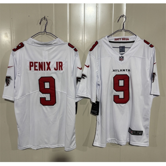 Men's Atlanta Falcons #9 Michael Penix Jr. White 2026 New Vapor Untouchable Limited Football Stitched Jersey