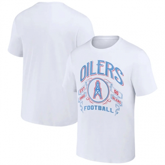 Men's Tennessee Titans White X Darius Rucker Collection Vintage Football T Shirt - Ujersey