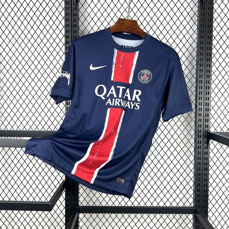PSG Soccer Jersey Home x Stussy Custom Shirt 2024/25 - ujerseystore