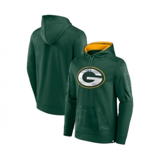 Men's Green Bay Packers Green On The Ball Pullover Hoodie - Ujersey