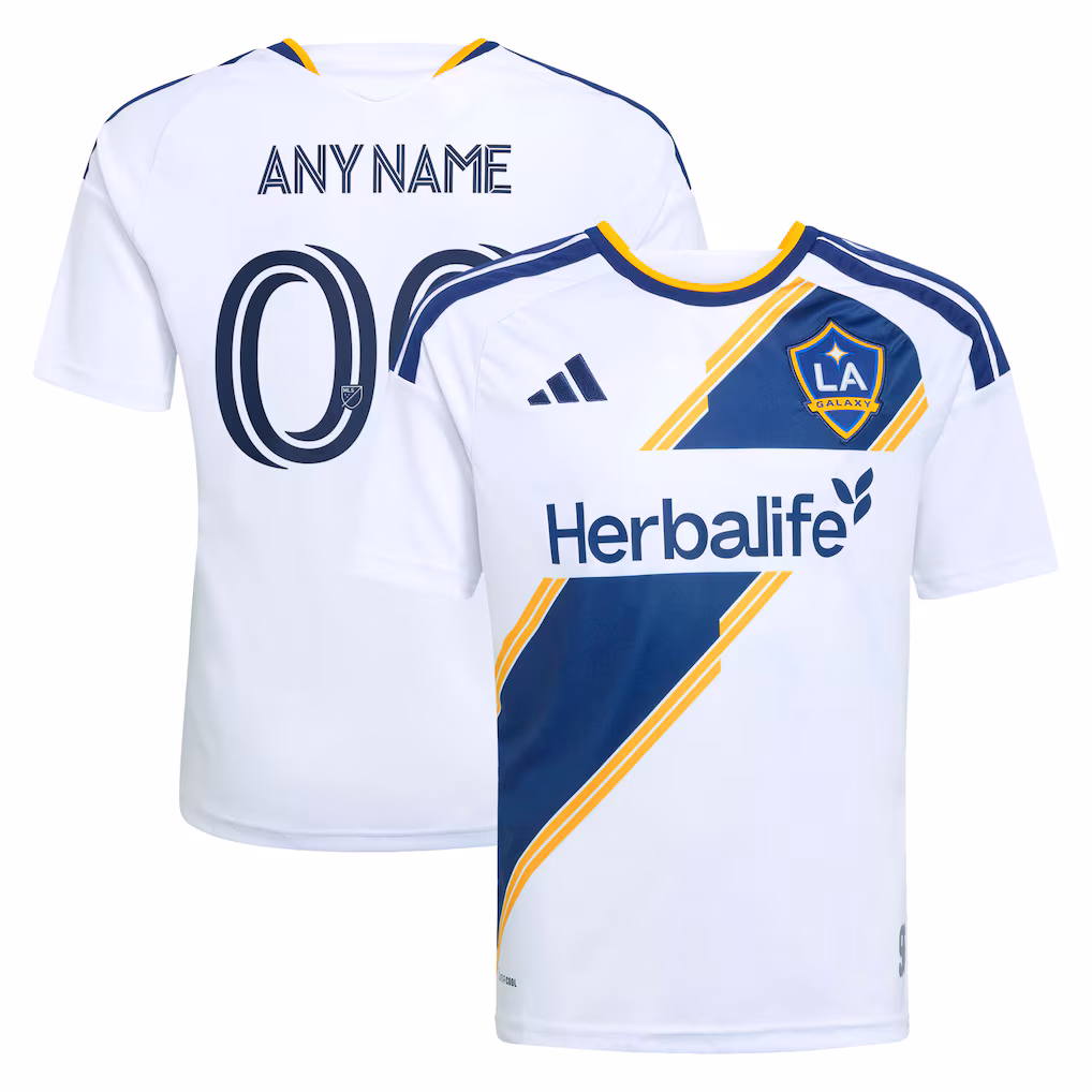 Youth LA Galaxy adidas White 2026 The VeloCITY Kit Replica Custom Jersey - Ujersey NHL