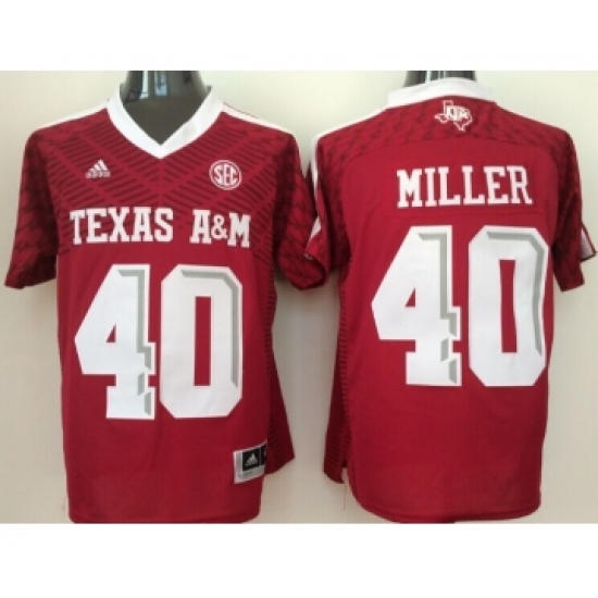 Texas A&M Aggies 40 Von Miller Red College Jersey