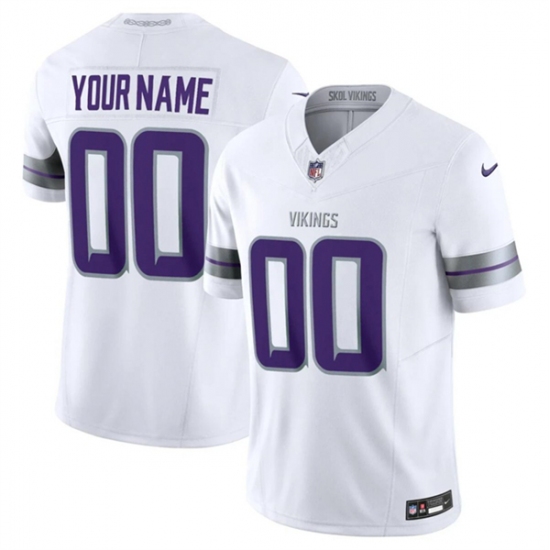 Men's Minnesota Vikings Active Player Custom White F.U.S.E. Winter Warrior Limited Stitched Jersey - Ujersey
