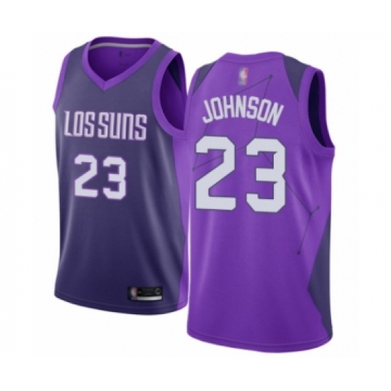 Youth Phoenix Suns #23 Cameron Johnson Swingman Purple Basketball Jersey - City Edition - Ujersey