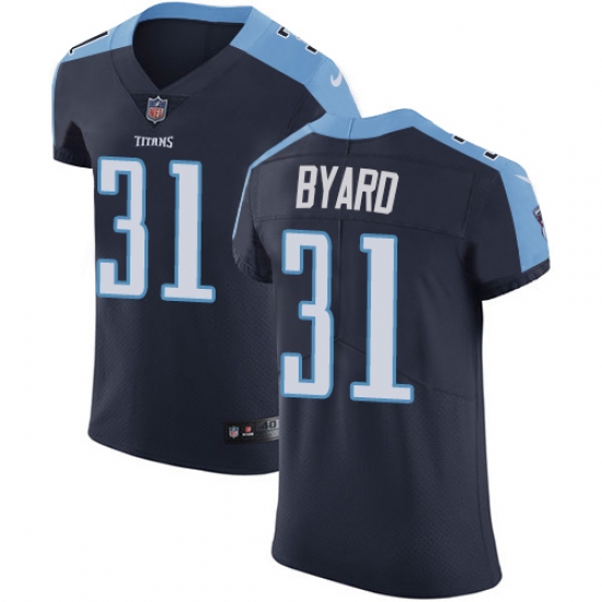 Men's Nike Tennessee Titans #31 Kevin Byard Navy Blue Alternate Vapor Untouchable Elite Player NFL Jersey - Ujersey