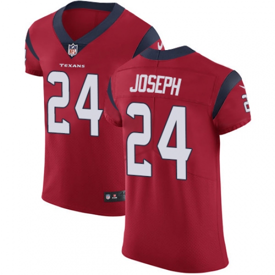 Men's Nike Houston Texans #24 Johnathan Joseph Red Alternate Vapor Untouchable Elite Player NFL Jersey - Ujersey