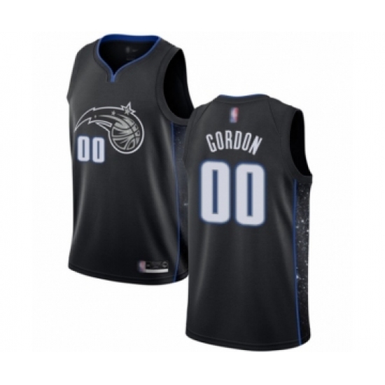 Men's Orlando Magic #00 Aaron Gordon Authentic Black Basketball Jersey - City Edition - Ujersey