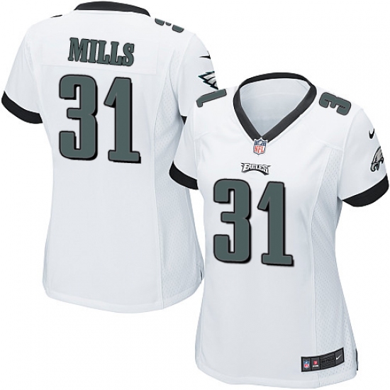 Women's Nike Philadelphia Eagles #31 Jalen Mills Game White NFL Jersey - Ujersey