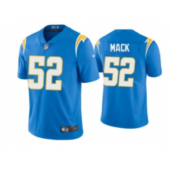 Men's Nike Los Angeles Chargers #52 Khalil Mack Blue 2022 Limited Jersey - Ujersey