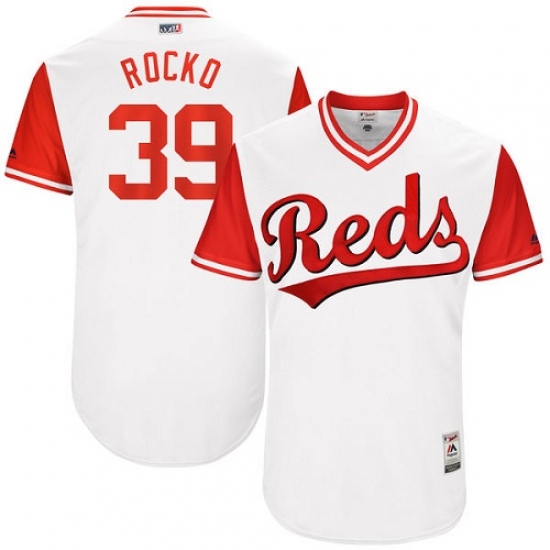Men's Majestic Cincinnati Reds #39 Devin Mesoraco 