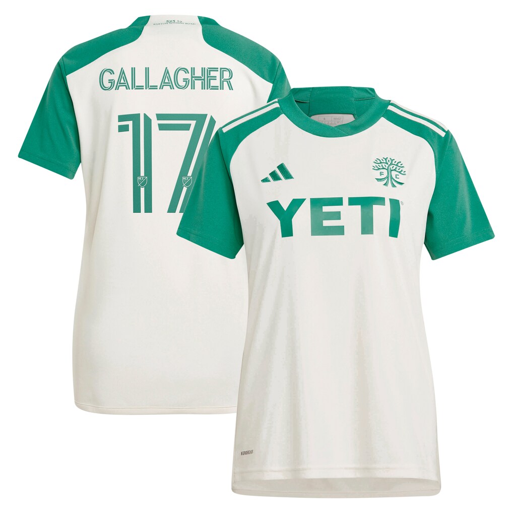 Women's Austin FC Jon Gallagher adidas Tan 2024 The Armadillo Kit Replica Player Jersey - Ujersey