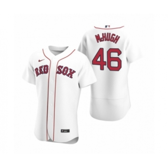 Men's Boston Red Sox #46 Collin McHugh Nike White Authentic 2020 Home Jersey - Ujersey