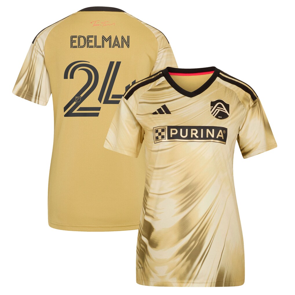 Women's St. Louis CITY SC Daniel Edelman adidas Yellow 2026 The Tina Turner Kit Replica Jersey - Ujersey