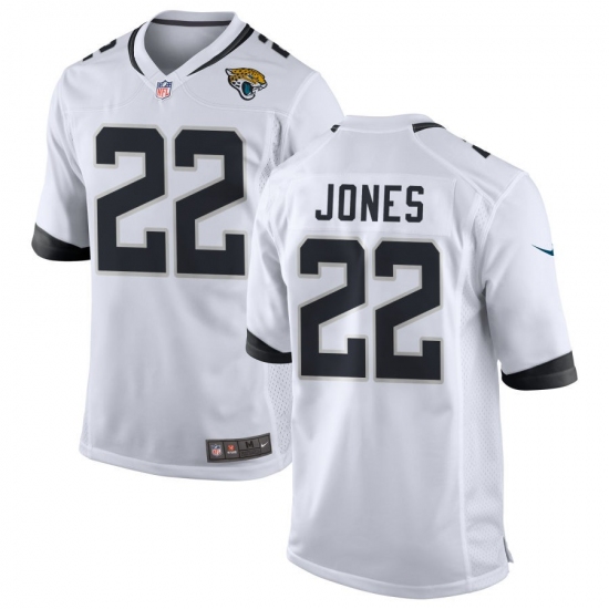 Men's Jacksonville Jaguars #22 Jarrian Jones White Team Game Nike Jerseys - Ujersey