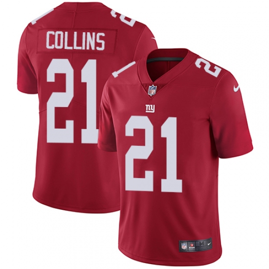 Youth Nike New York Giants #21 Landon Collins Red Alternate Vapor Untouchable Limited Player NFL Jersey - Ujersey