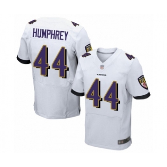 Men's Baltimore Ravens #44 Marlon Humphrey Elite White Football Jersey - Ujersey