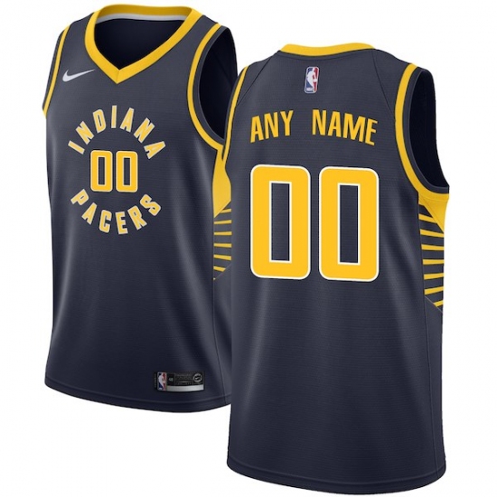 Men's Indiana Pacers Nike Navy Swingman Custom Jersey - Icon Edition - Ujersey