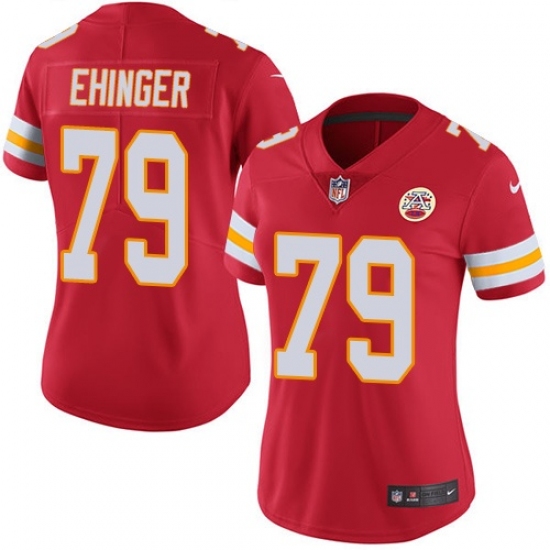 Women's Nike Kansas City Chiefs #79 Parker Ehinger Red Team Color Vapor Untouchable Limited Player NFL Jersey - Ujersey