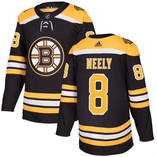 Youth Adidas Boston Bruins #8 Cam Neely Premier Black Home NHL Jersey - Ujersey