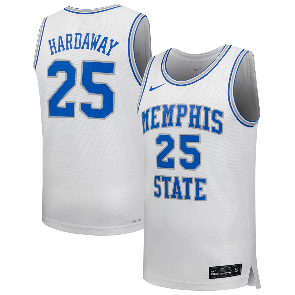 Men's Nike Penny Hardaway White Memphis Tigers Home Replica Basketball Jersey - ujerseystore