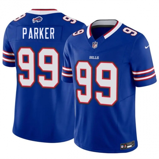 Men's Buffalo Bills #99 T.J. Parker Blue 2026 Draft F.U.S.E. Vapor Untouchable Limited Football Stitched Jersey - Ujersey
