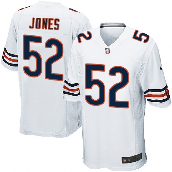 Men's Nike Chicago Bears #52 Christian Jones Game White NFL Jersey - Ujersey
