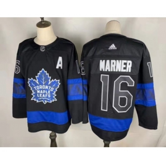 Men's Toronto Maple Leafs #16 Mitch Marner Black X Drew House Inside Out Stitched Jersey - Ujersey