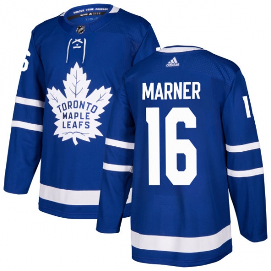 Men's Adidas Toronto Maple Leafs #16 Mitchell Marner Premier Royal Blue Home NHL Jersey - Ujersey