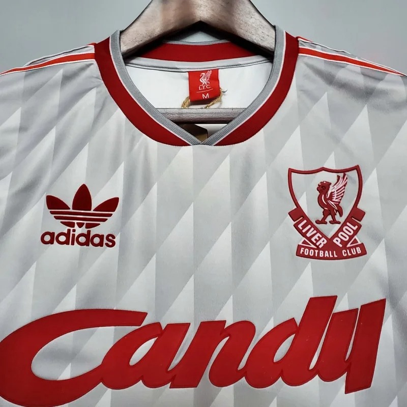 Liverpool Retro Football Jersey Away Custom Shirt 1989-91 - ujerseystore