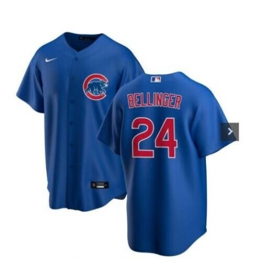 Men's Nike Chicago Cubs #24 Cody Bellinger Blue Home Official Replica Player Jersey - Ujersey
