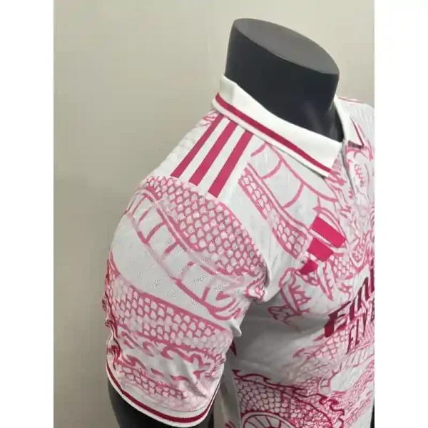 Real Madrid Soccer Jersey Pink Dragon Special Edition Shirt 2025/26 - Ujersey NHL