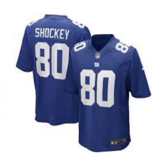 Men's New York Giants #80 Jeremy Shockey Blue Vapor Untouchable Limited Stitched NFL Jersey - Ujersey