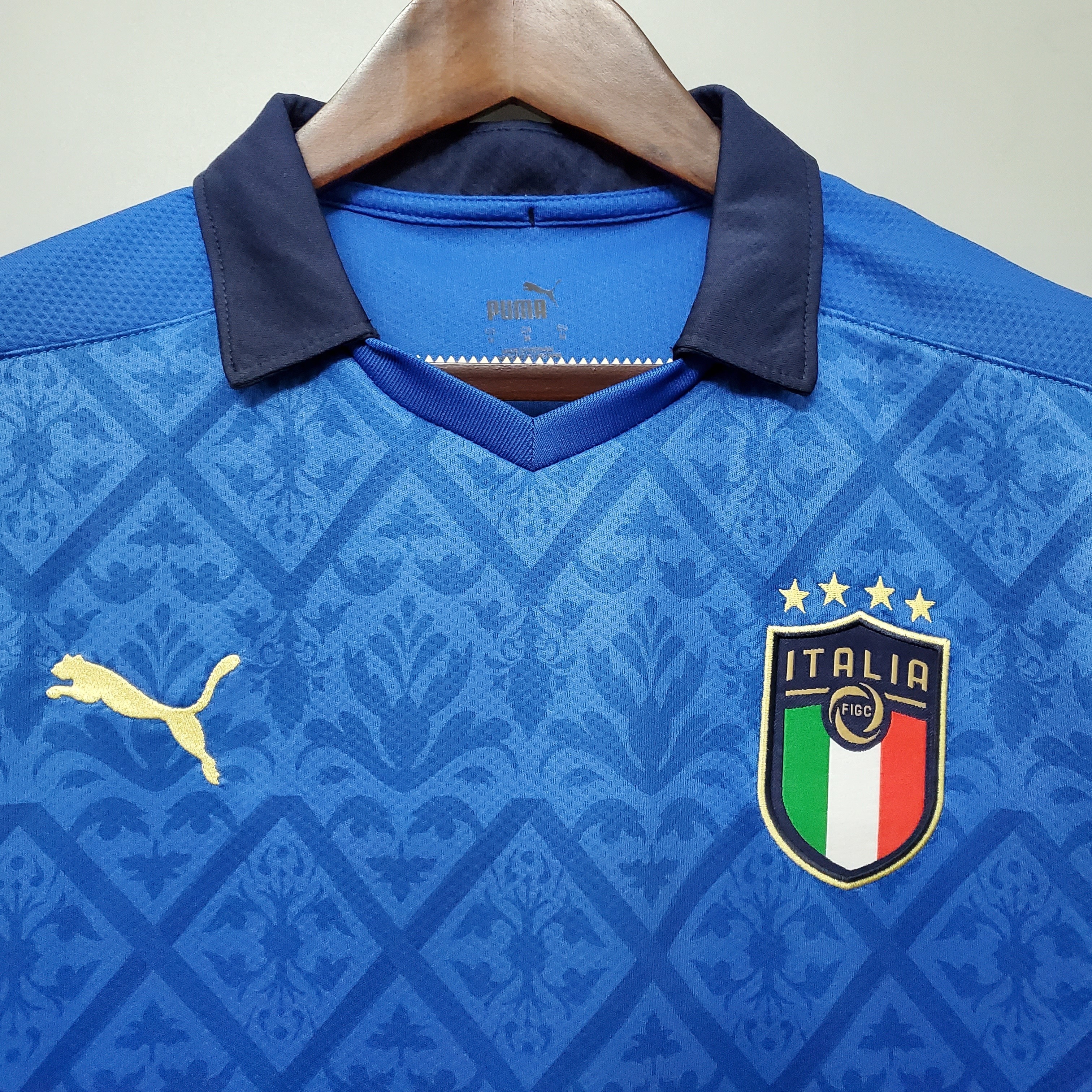 Italy Retro Soccer Jersey Home Custom Shirt Euro Cup 2020