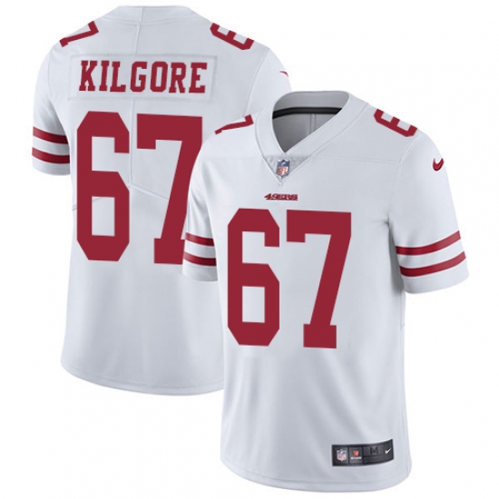 Youth Nike San Francisco 49ers #67 Daniel Kilgore Elite White NFL Jersey - Ujersey