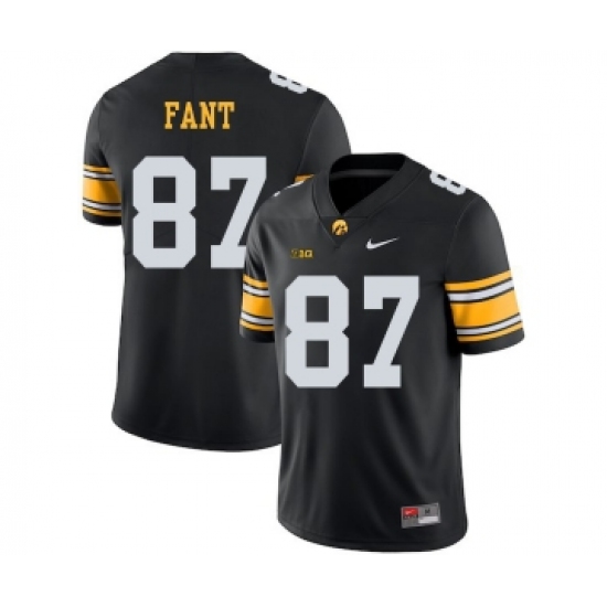 Iowa Hawkeyes 87 Noah Fant Black College Football Jersey - Ujersey