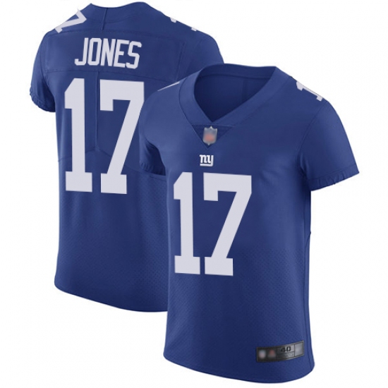 Nike New York Giants #17 Daniel Jones Royal Blue Team Color Men's Stitched NFL Vapor Untouchable Elite Jersey - Ujersey