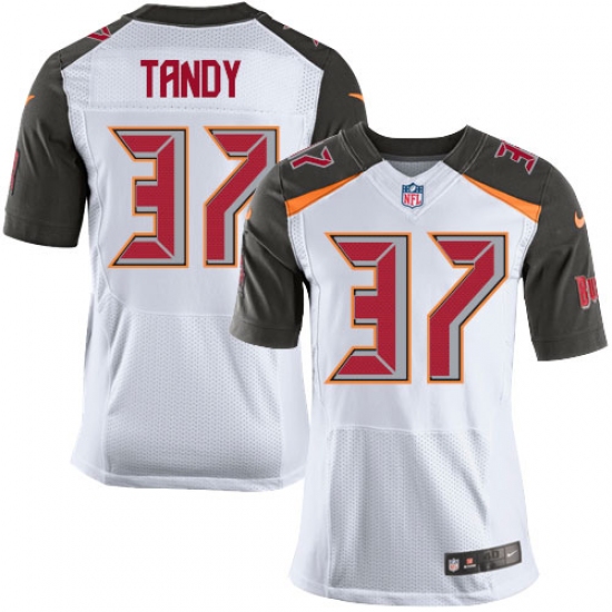 Men's Nike Tampa Bay Buccaneers #37 Keith Tandy Elite White NFL Jersey - Ujersey