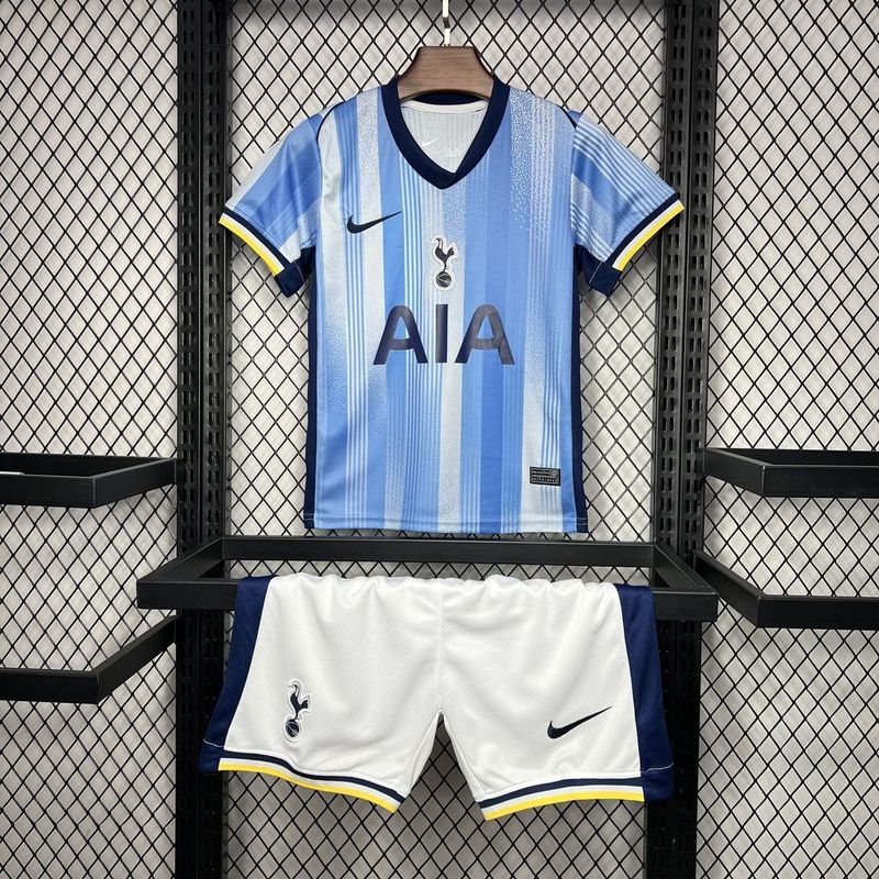 Tottenham Hotspur Football Jersey Away Kids Kit Jersey+Shorts 2024/25 - U-jersey
