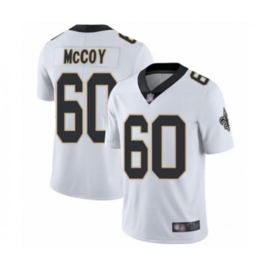 Men's New Orleans Saints #60 Erik McCoy White Vapor Untouchable Limited Player Football Jersey - Ujersey