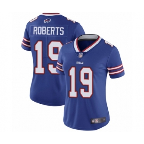 Women's Buffalo Bills #19 Andre Roberts Royal Blue Team Color Vapor Untouchable Elite Player Football Jersey - Ujersey