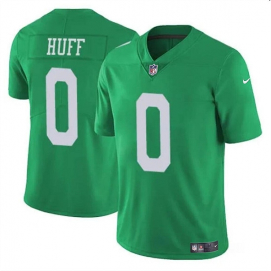 Men's Philadelphia Eagles #0 Bryce Huff Green Vapor Untouchable Throwback Limited Football Stitched Jersey - Ujersey