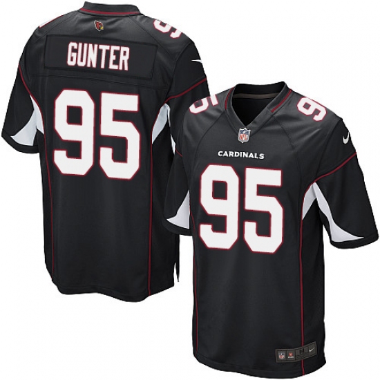 Men's Nike Arizona Cardinals #95 Rodney Gunter Game Black Alternate NFL Jersey - Ujersey